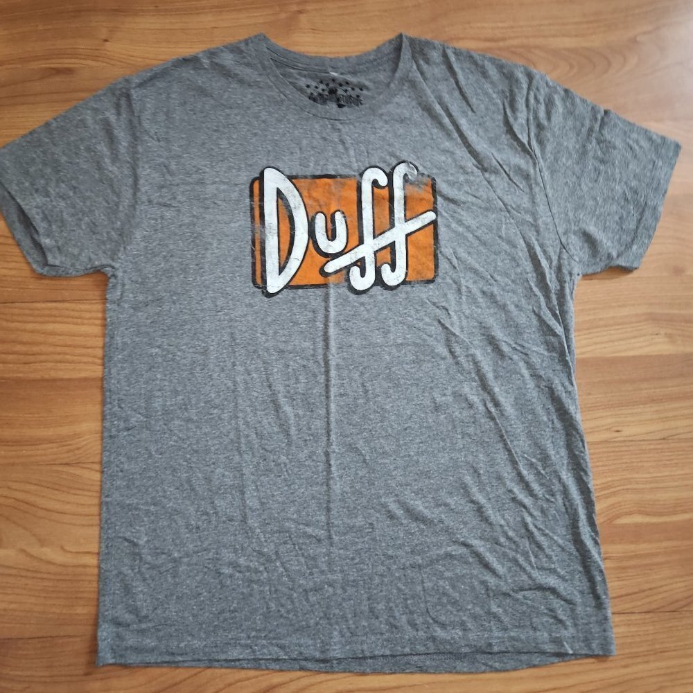 Universal Studios The Simpsons Duff Logo Shirt || 2XL EUC - Picture 3 of 6